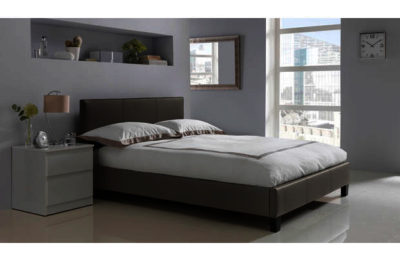 Hygena Constance Single Bed Frame - Mocha